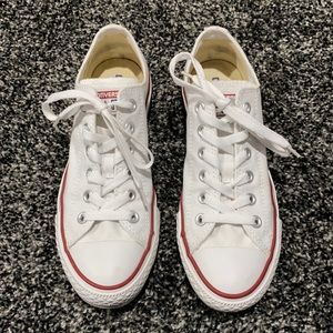 White Low-Top Converse